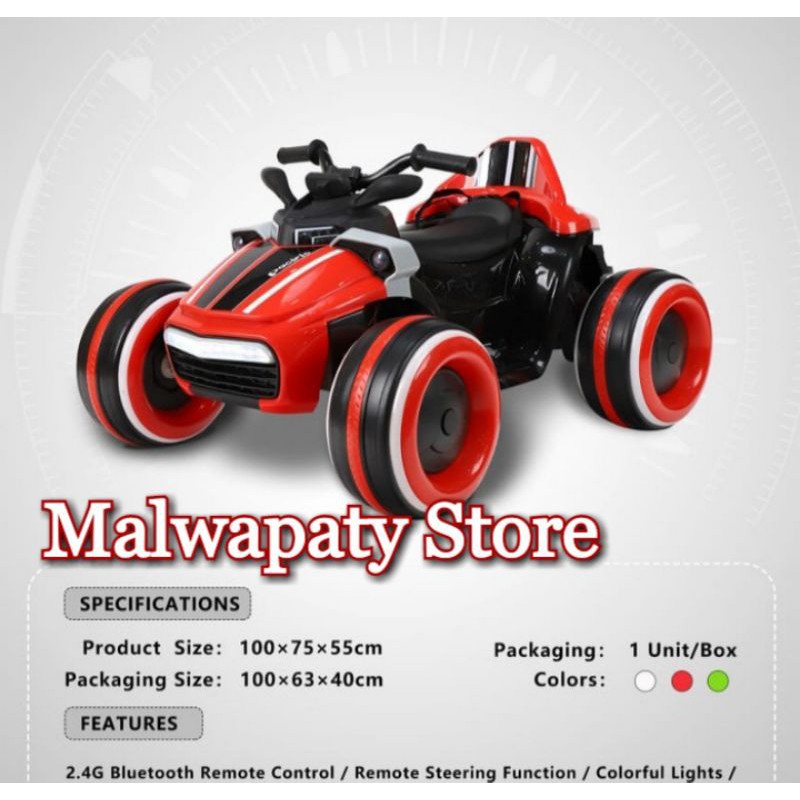 MOBIL GOKART ANAK PASIFIC PM 7607 ELECTRIC 12,VOLT REMOTE CONTROL