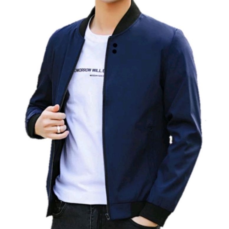 JAKET PRIA BAHAN POLYESTER IMPORT TASLAN PREMIUM