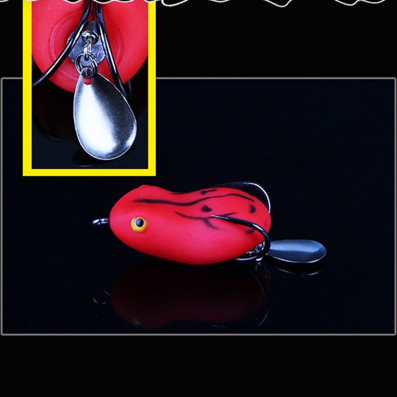 Umpan Casting Gabus Toman 4.5cm/7gr kodok kodokan pancing soft frog ekor air tawar sungai rawa danau