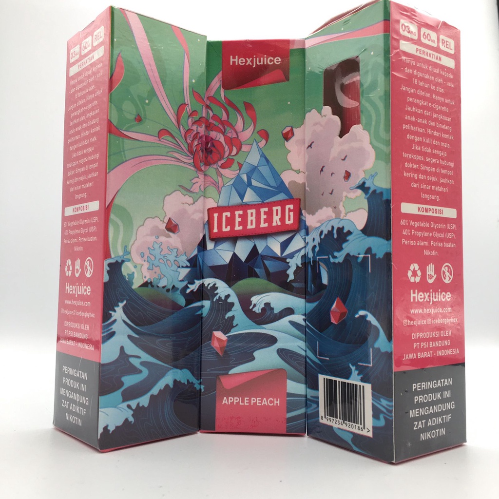 Jual Iceberg Apple Peach 60ML by Hex Juice 100 Authentic Ice Berg