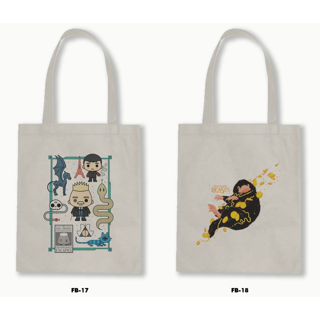 TOTE BAG BLACU - FANTASTIC BEASTS 1