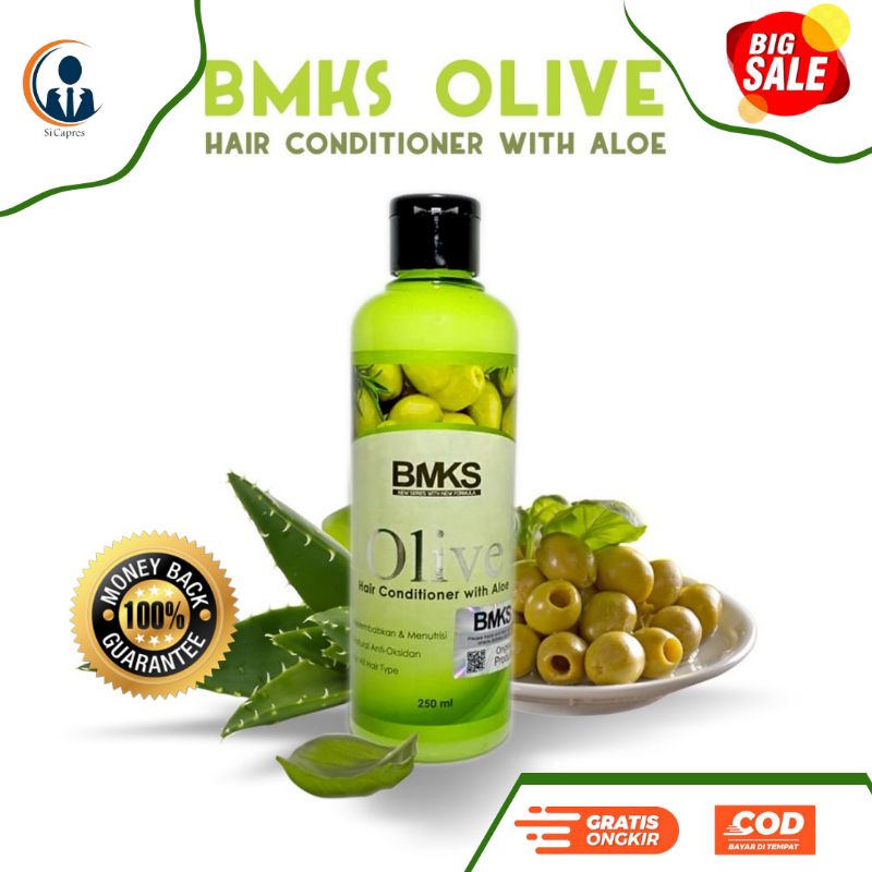 OLIVE CONDITIONER BMKS - BMKS OLIVE CONDITIONER 250ML ORIGINAL B