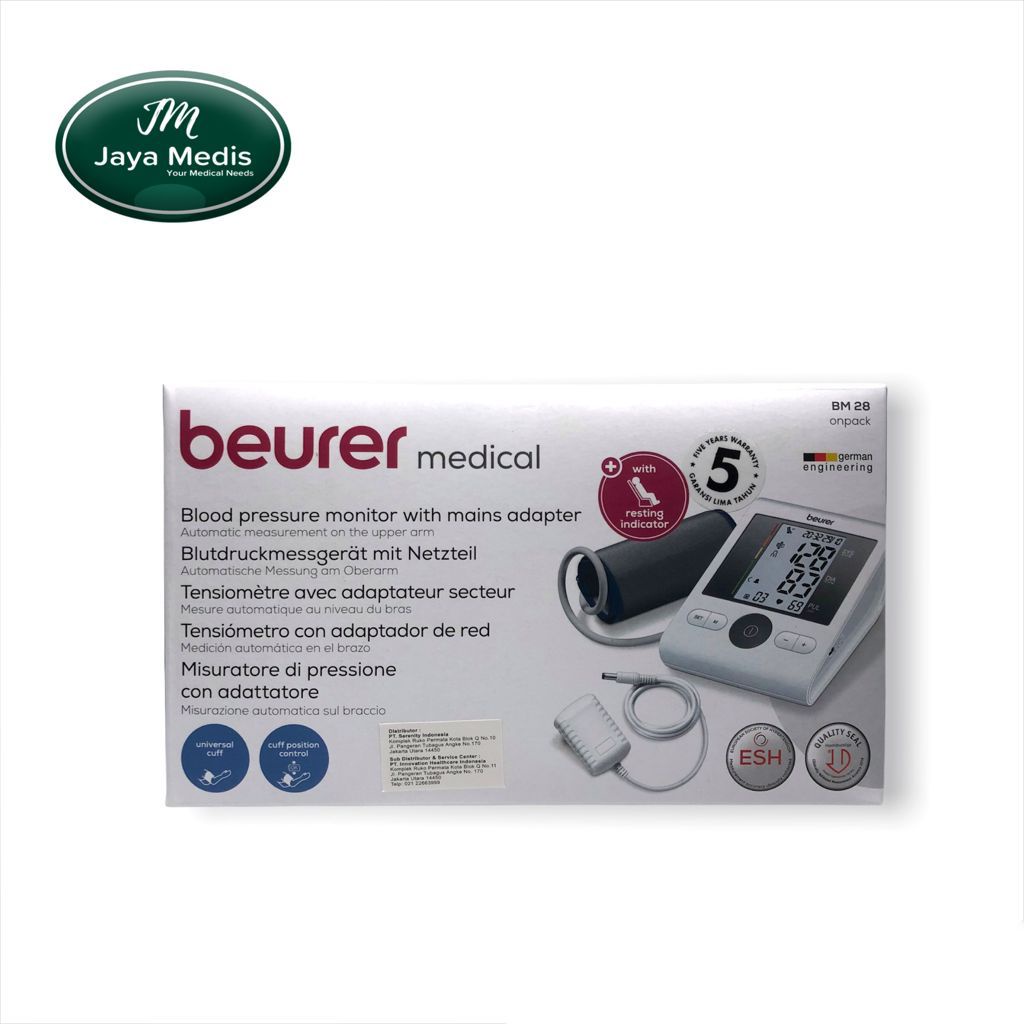 Beurer BM-28 Blood Pressure Monitor + Adaptor