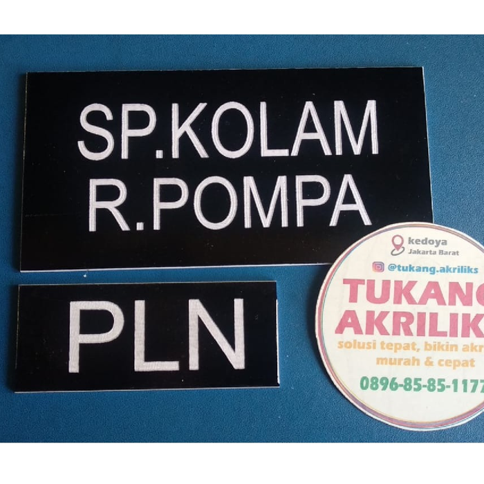 

Label Panel UPS / Nameplate Panel CUSTOM murah cepat langsung bikin