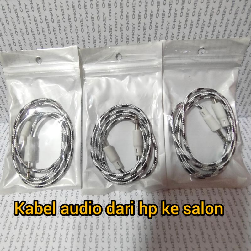 kabel audio dari hp ke salon aktif colokan 1