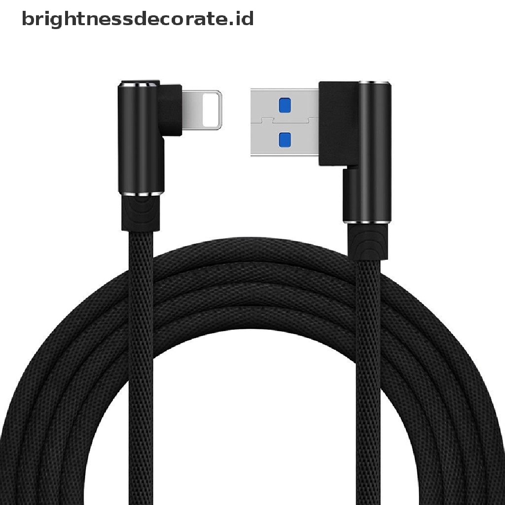 (Birth) Kabel Data / Charger Usb Tipe C 90 Derajat Untuk Ios Micro