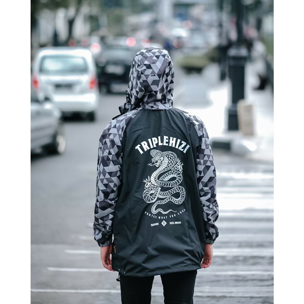 jaket taslan reglan  pria original TRIPLEHIZI - jaket parasut pria - jaket parasut-jaket waterproof