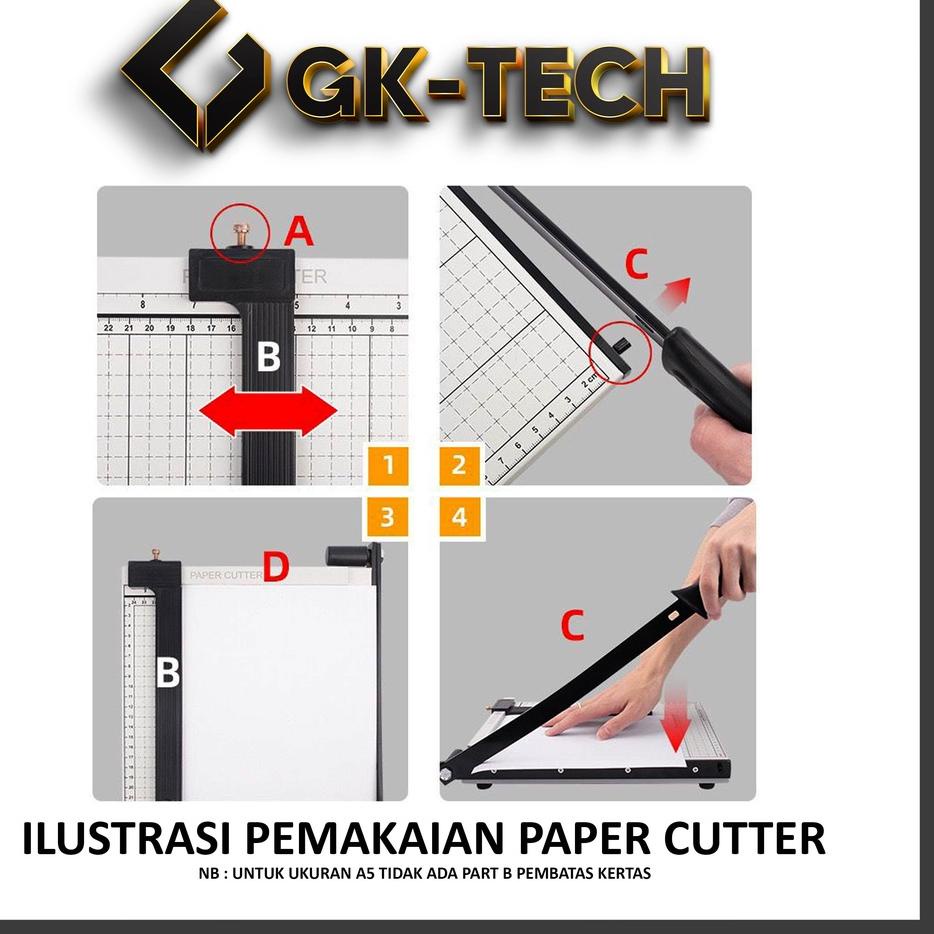 Jual Recomend Paper Cutter B4 Lebih Besar Dari F4 Alat Potong Kertas