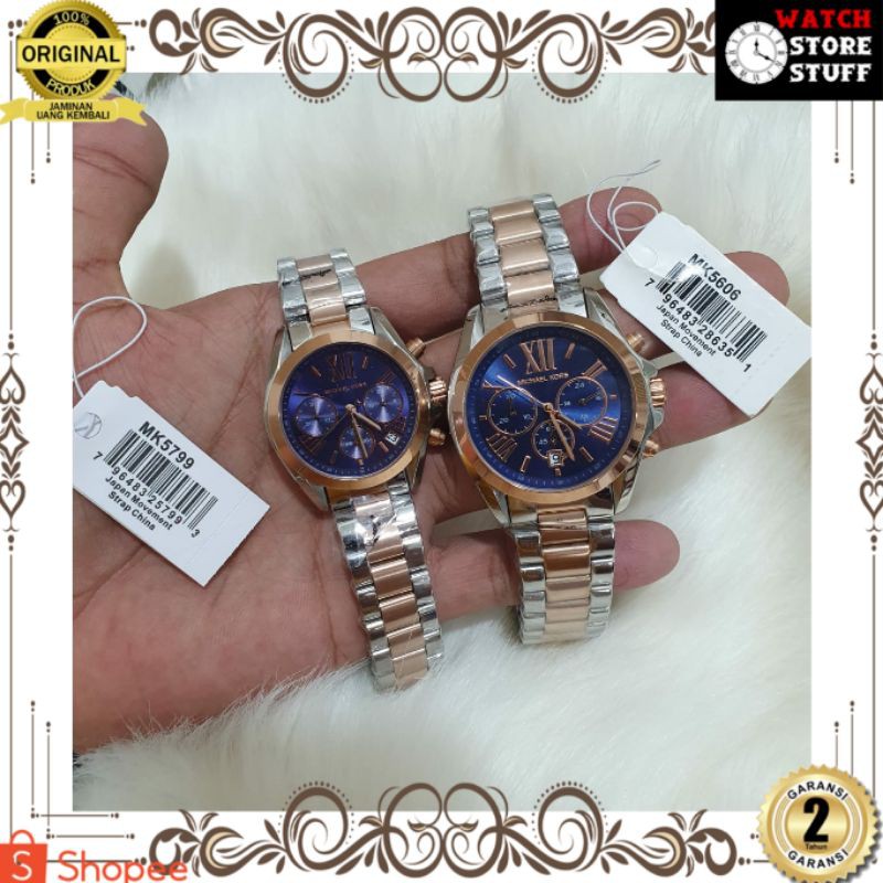 JAM TANGAN PRIA WANITA | RANTAI | KULIT | KARET | MURAH | WANITA | MICHAEL KORS BRADSHAW MK 5606 579