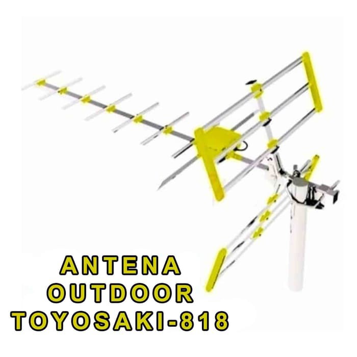 Antena TV Digital / Analog Outdoor TOYOSAKI TYS-818 + Kabel 10m