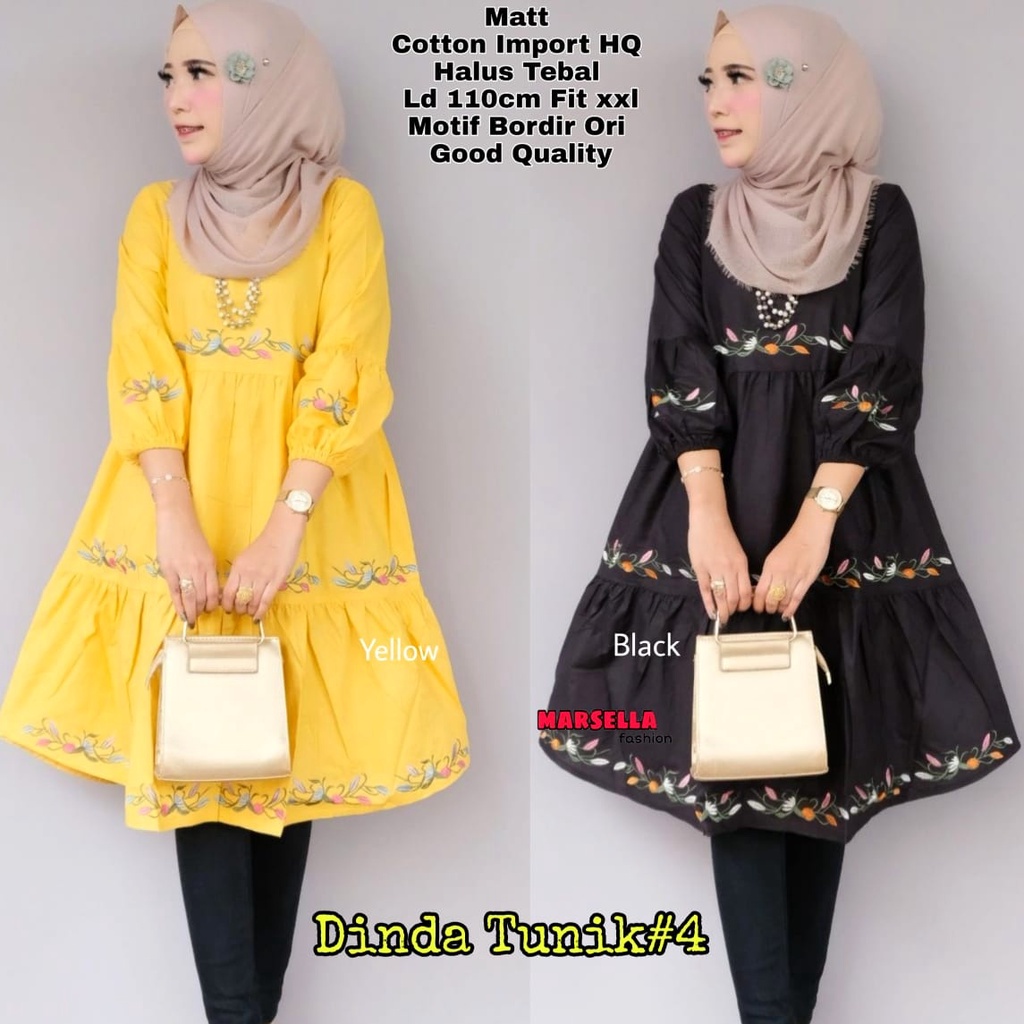 Tunik Jumbo Kekinian Grosir baju Solo Dinda #4 Marsella Fashion