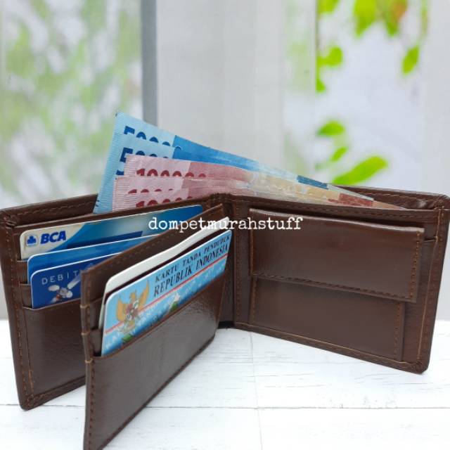 Dompet Kulit Asli. Dompet Pria Kulit. Dompet Imperial Horse Mini Tanpa Kancing