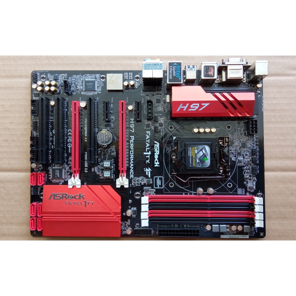 Motherboard ASRock Fatality H97 Performance LGA 1150 B85 H81 H87 Q85 Q87 Z97 4-slot RAM 2-slot VGA