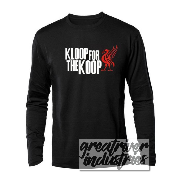kaos liverpool kloop for the koop ( lengan panjang )