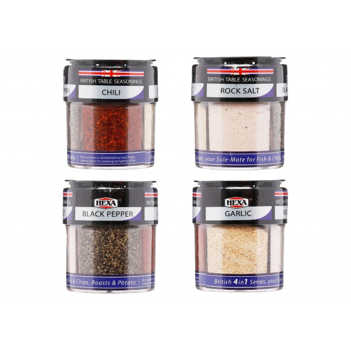 

Hexa British Table Seasonings 4in1 Bumbu Dapur Inggris 85g
