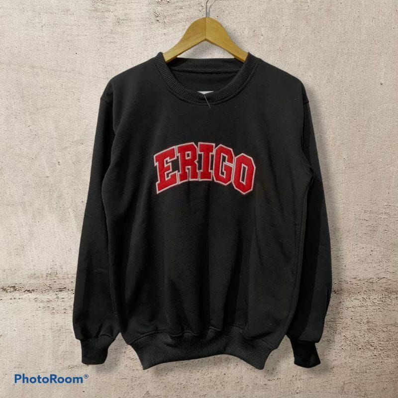 SWEATER CREWNECK BORDIR/CREWNECK  BORDIR/PRIA/WANITA