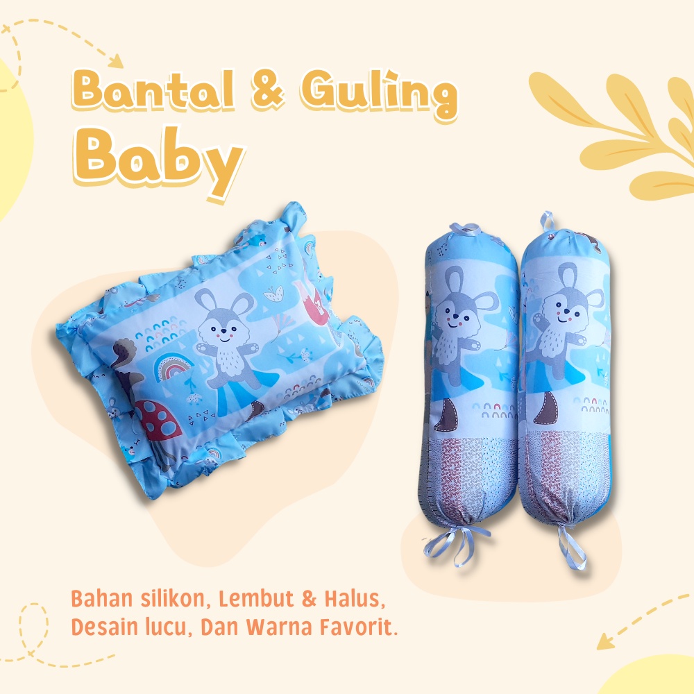 Bantal Guling Bayi Set Bantal Guling Bayi Newborn Murah Perlengkapan Tidur Bayi Baru Lahir Set