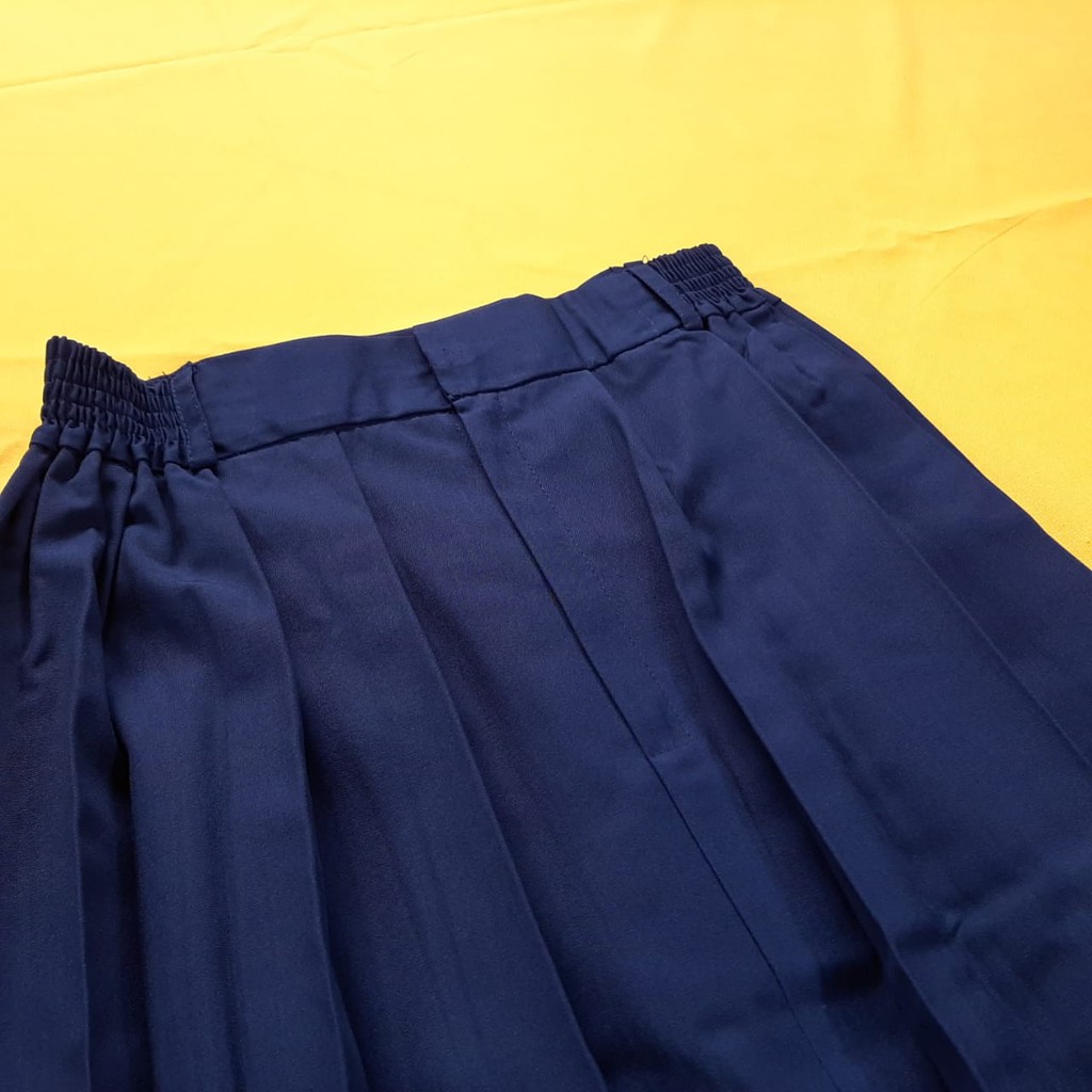 Rok Maxi Rempel Biru SMP Merek Bullova