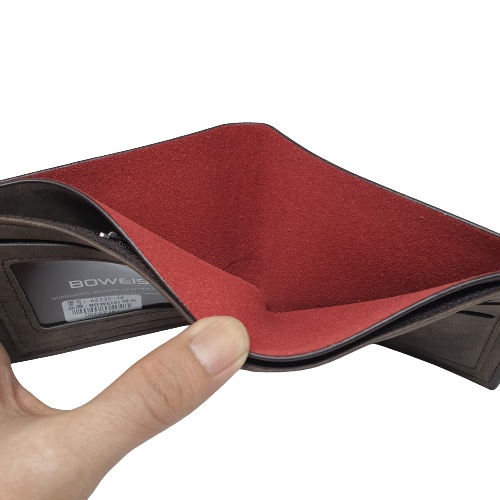 Dompet Pria Bovis Kulit Murah Tipis Keren dan Terbaru | Dompet Cowok Distro Import Kekinian(66235-1)