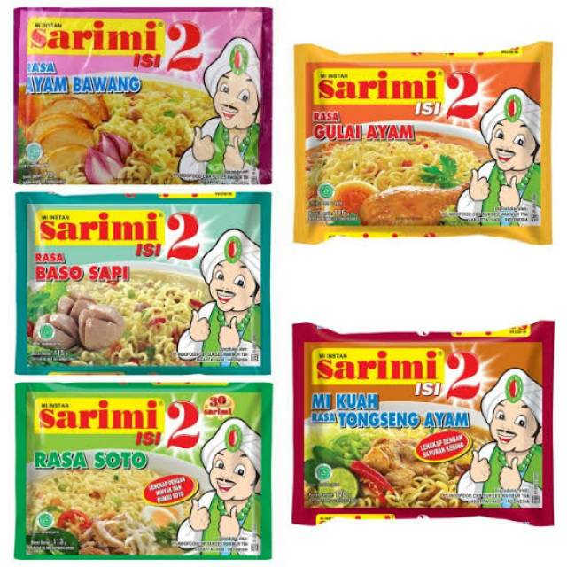 

MIE SARIMI Isi 2 ALL VARIAN isi 24 Pcs / Dus