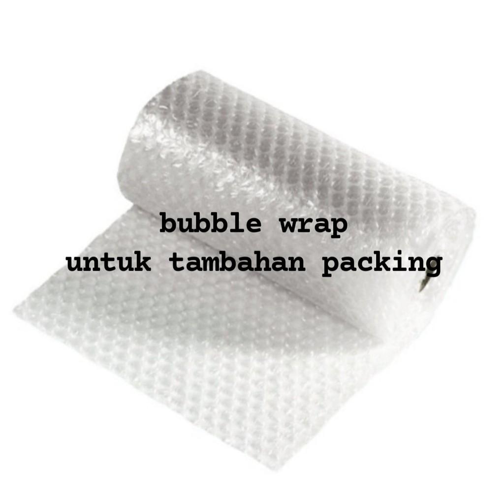 

Bubble wrap tambahan packing