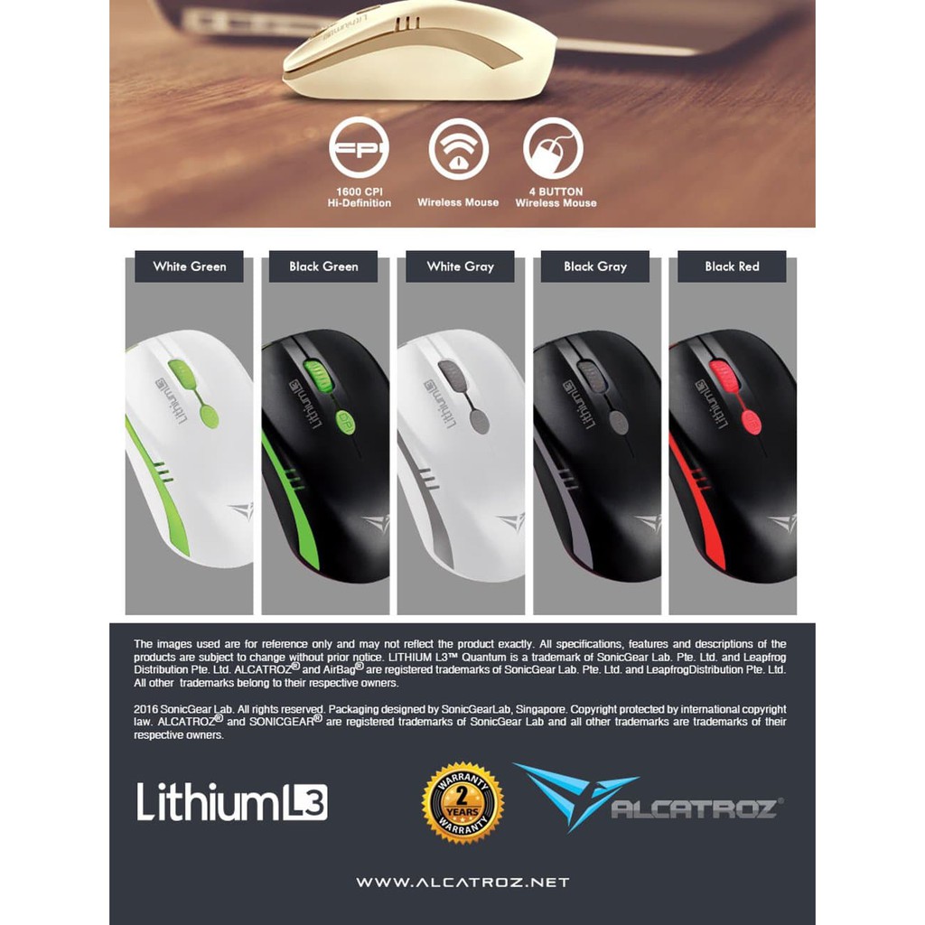 Mouse Powerlogic Lithium L2/L3 - Mouse Wireless