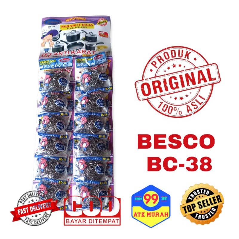 Gosok Panci Kawat/stainless/pembersih kawat/serabut baja/Cleaningball