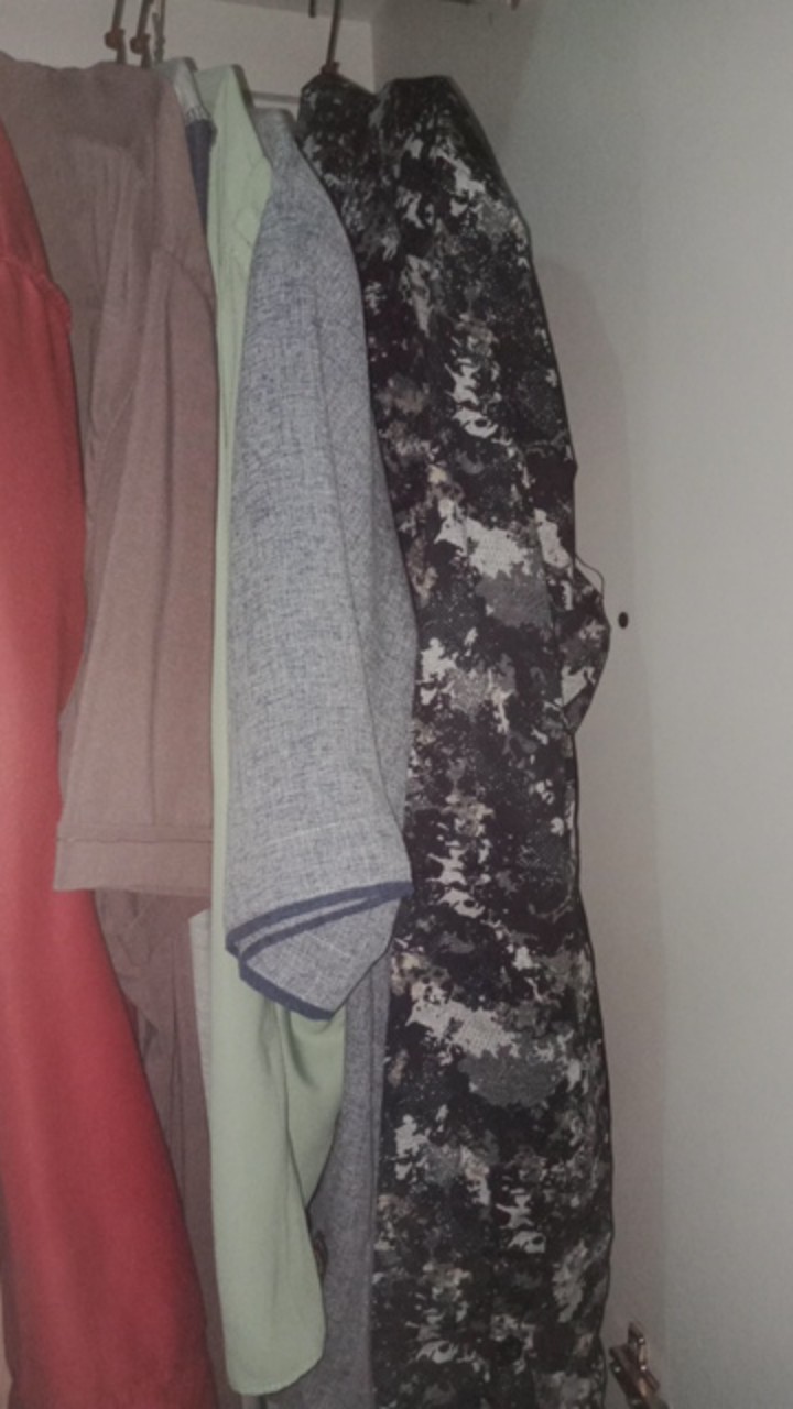 Jasmineolshop Kemeja Batik Abstrack Blue And Black  Premium