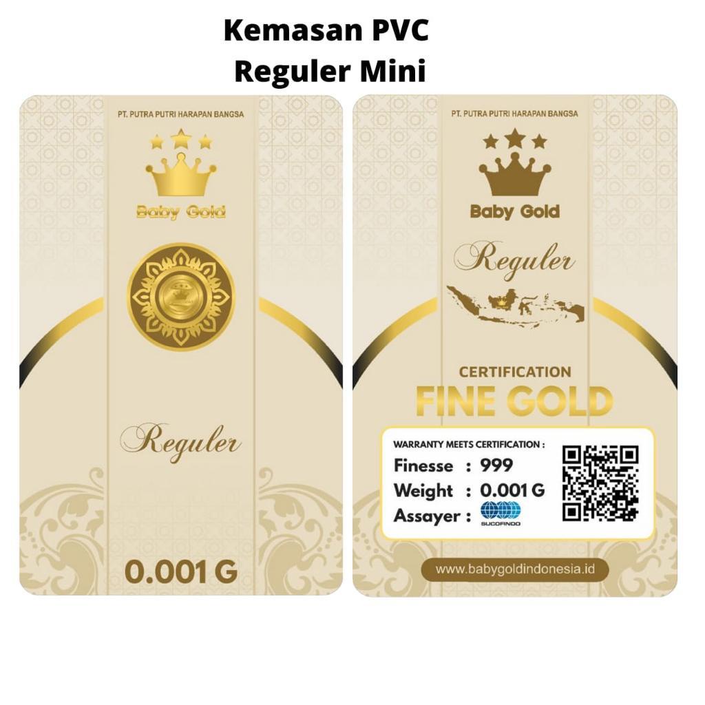 baby gold 0,005gr emas minigold bisa tukar antam-bgold 0,001pvc mini