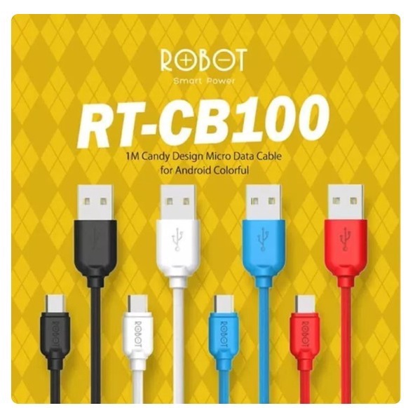 Robot RT-CB100 1M Candy Micro Data Cable for Android