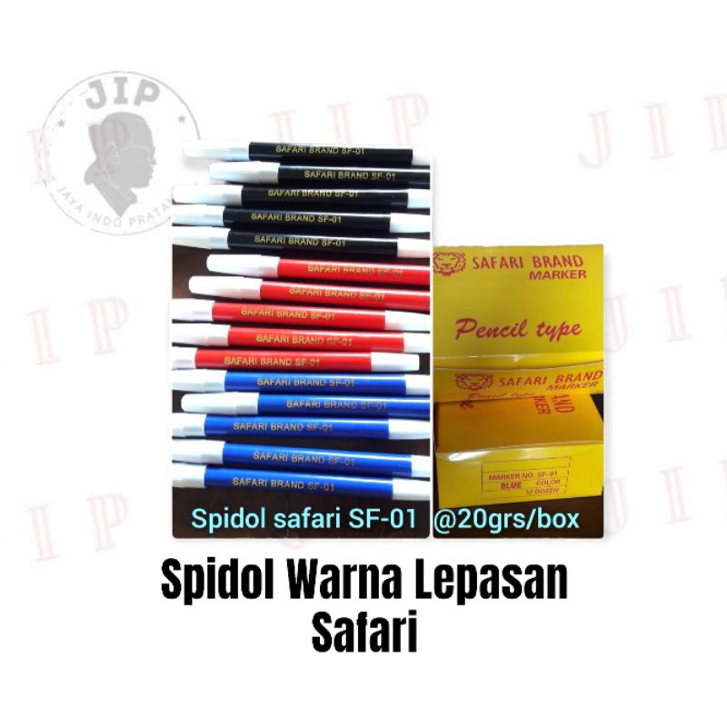 

MURAH SPIDOL SAFARI SF 01 (10PCS) - SPIDOL PENCIL TYPE MARKER HITAM BIRU MERAH