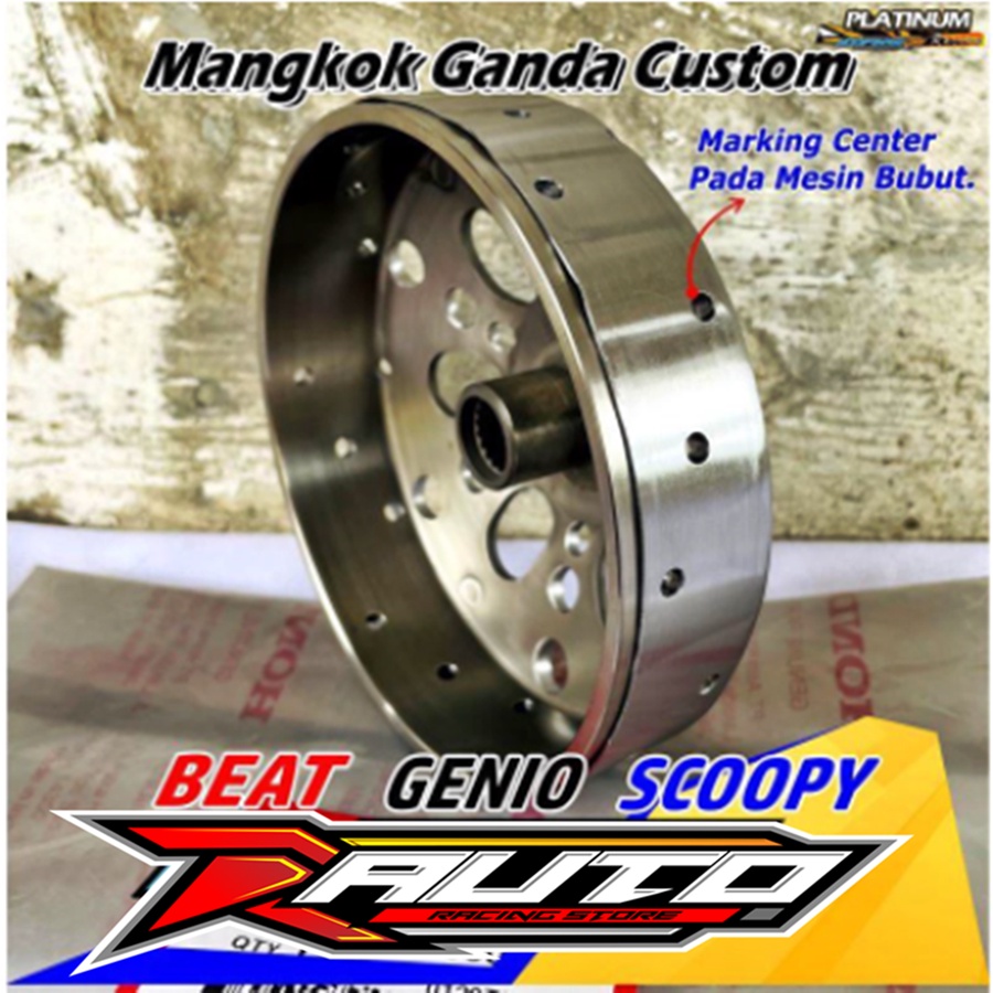 Jual Mangkok Ganda Beat Fi Esp Mangkok Ganda Custom Beat Street Mangkok Bolong Genio Beat