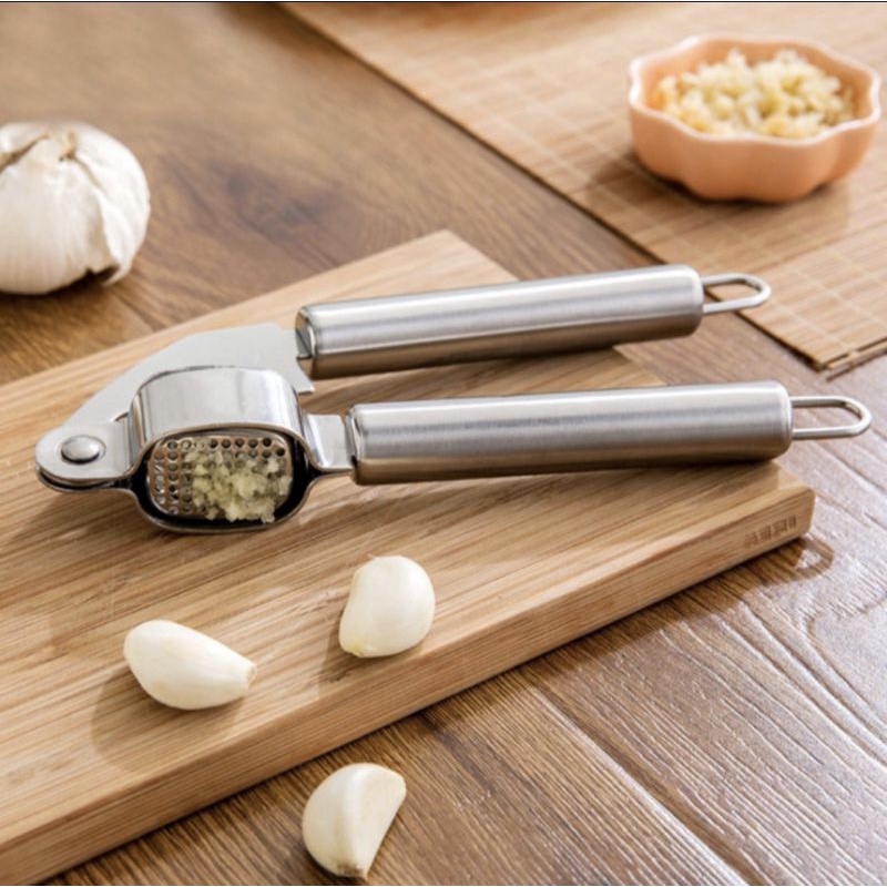 Penghancur Bawang Stainless Steel Garlic Press