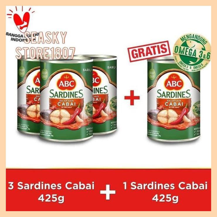

[ ABC SARDEN SAUS CABAI 425 G - BUY 3 PCS GET 1 PCS FREE]
