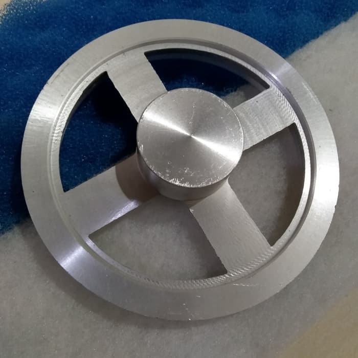 Pulley alumunium A1 - 6 inci buntu puli alumunium