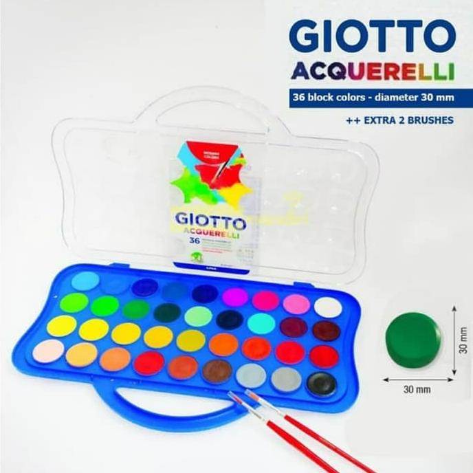 

Cat Air 36 Warna Jumbo Giotto Acquerelli Water Colour Watercolor