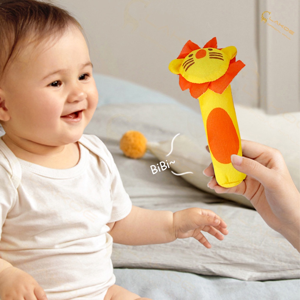 FAB Mainan rattle stick bayi Mainan tangan bayi bunyi lucu