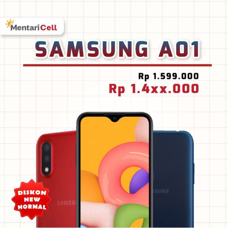 SAMSUNG A01 Ram 2/16Gb Garansi Resmi