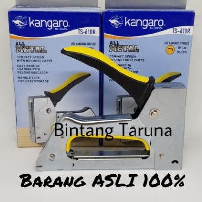 Kangaro Stapler TS-610R Staples Tembak KANGARO TS-610R Steples Kangaro TS610R ASLI