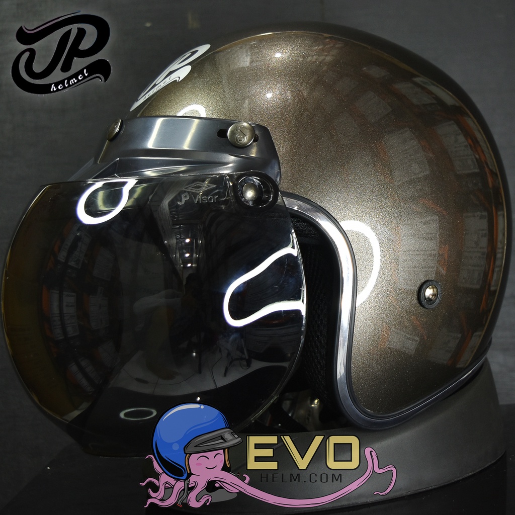 HELM BOGO JPX_JP NEW BIGIE_SOLID - GUN METAL GLOSSI