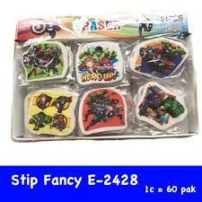 

Penghapus Stip Fancy Superhero E2428/E2430 (1 pak isi 24 pcs)