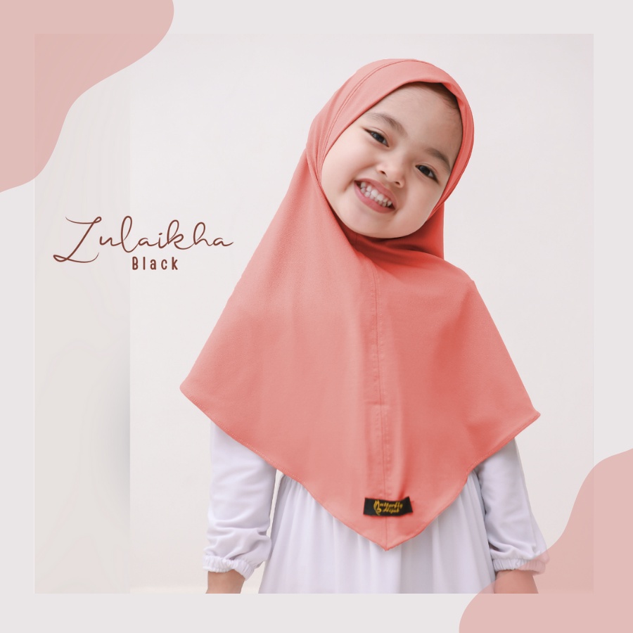 Hijab Instan Anak Polos Lucu ZULAIKHA