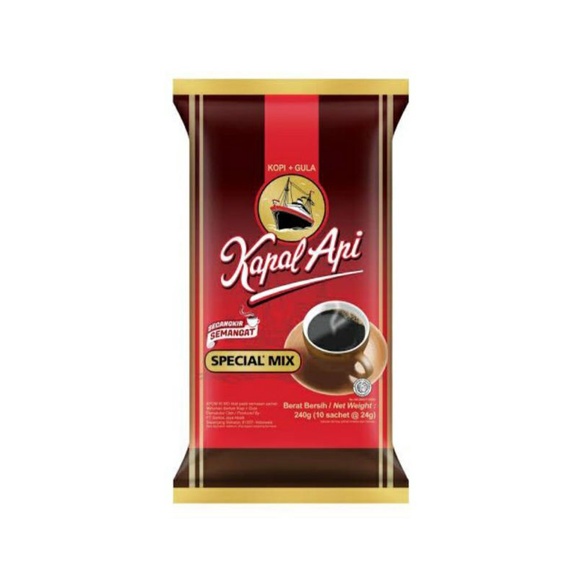 

Kopi Kapal Api Special Mix 25gr X 10sachet