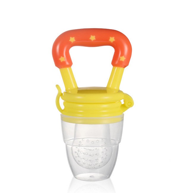 MURMURE.BABY | EMPENG BUAH BAYI / DOT BUAH BAYI / FRUIT FEEDER PACIFIER / BABY FRUIT & FOOD FEEDER-YELLOW