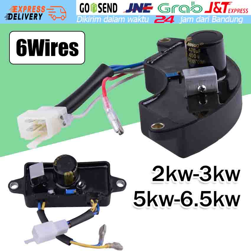 AVR Kotak Genset 2KW 3KW | AVR Oval Bulan Sabit Genset Generator 5KW 6.5KW