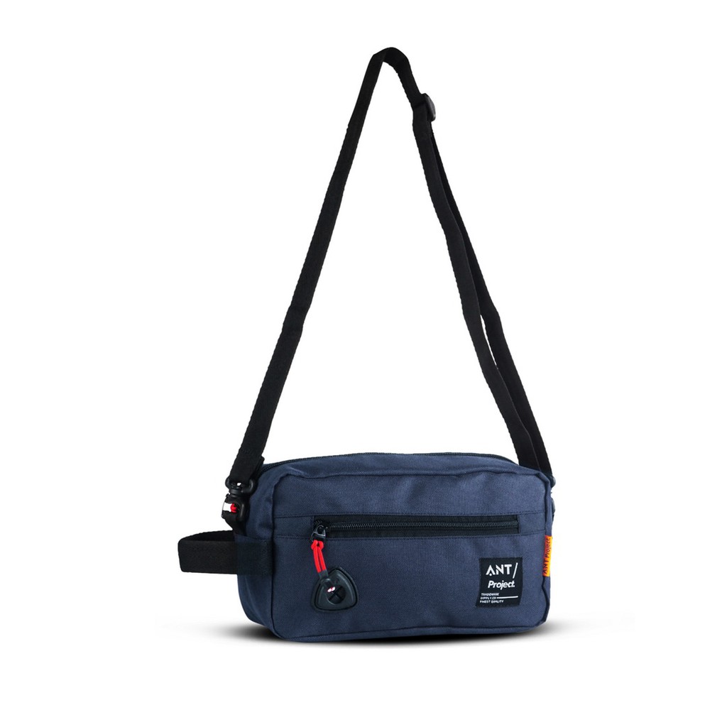 Rev Handbag Pouch Pria - Clutchbag - Tas 2in Pria Wanita - Tas Selempang Unisex Premium Quality navy