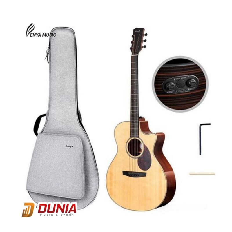 Gitar Akustik Enya EGA Q1M EQ / Gitar Enya Musik