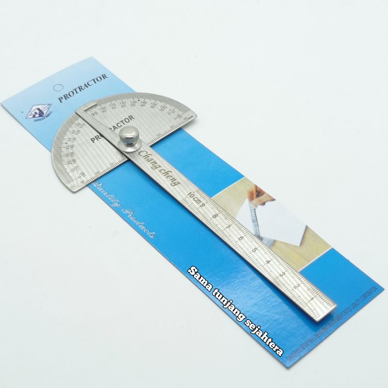 

PENGGARIS BUSUR 0-180 DERAJAT / PENGGARIS STAINLESS PROTRACTOR ALAT UKUR SUDUT