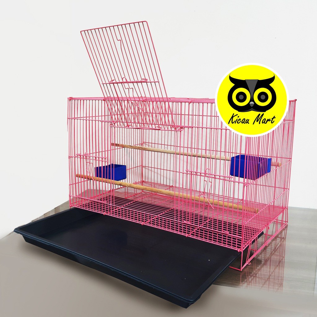 KANDANG HEWAN SANGKAR UMBARAN KANDANG BURUNG TERNAK LOVEBIRD KENARI PARKIT FINCH SIZE L LARGE KDLAW