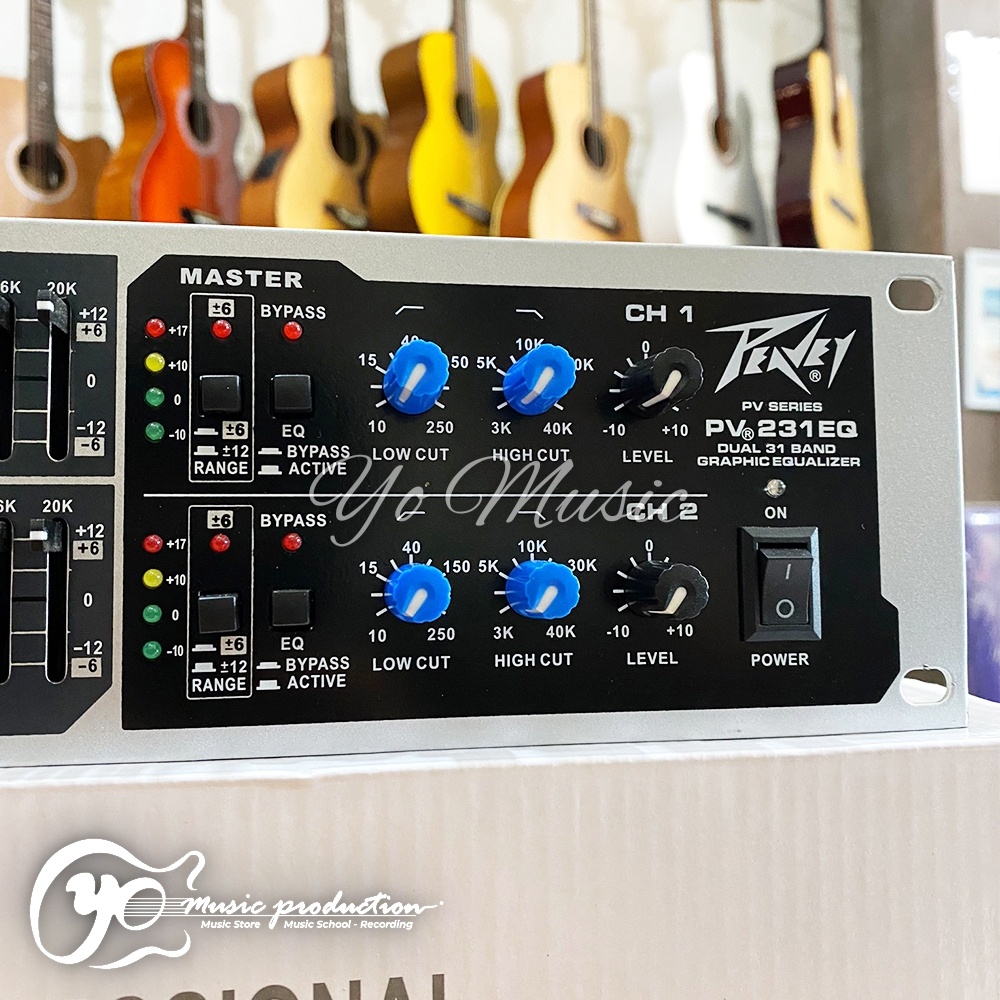 EQ DBX Peavey 231 2 Channel USA Low Hi Cut EQ Original Garansi